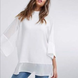 White ASOS Oversized Top